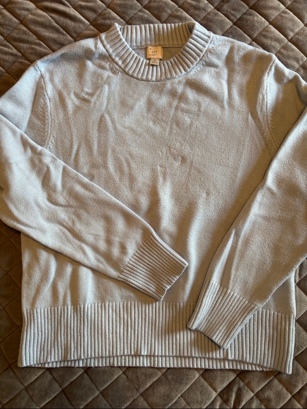 A New Day Light Blue Crewneck Sweater. Medium